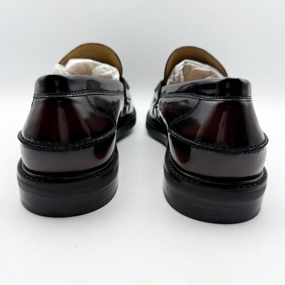 Cole Haan Mens Pinch Prep Penny Loafers US 10 M EU 43 Burgundy Leather NIB - Picture 9 of 12